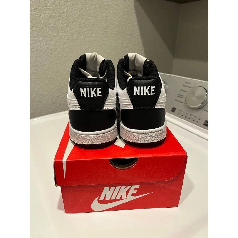 Nike Court Vision Low Panda Black White Men’s Size 8 Shoes w/ Box